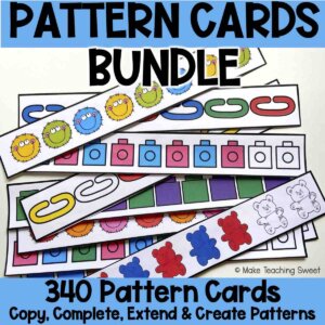 pattern cards bundle for patterning practice