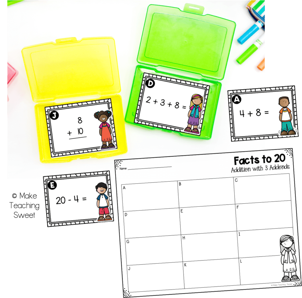 10 Ways to Use Math Task Cards - Make Teaching Sweet